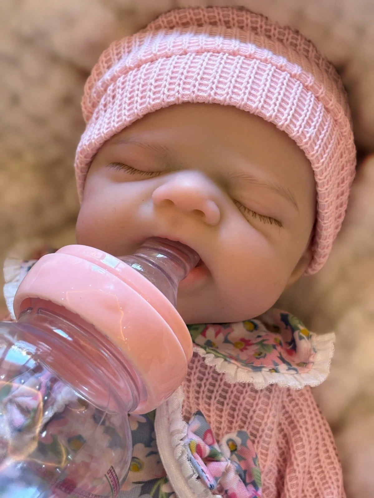 Handmade Reborn Baby Doll, 13-Inch Pascale Full Body Soft Silicone Girl with Hand-Painted Details and Open-Mouth Design for Gentle Collecting