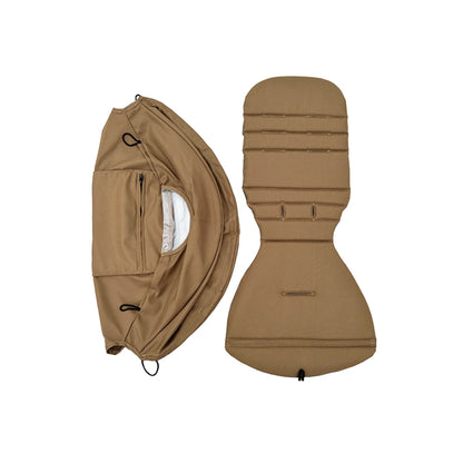 Stroller Replacement Fabric Set for Babyzen YOYO and YOYO2, MomTan Canopy with Storage Pocket and Padded Seat Cushion, Multiple Color Options