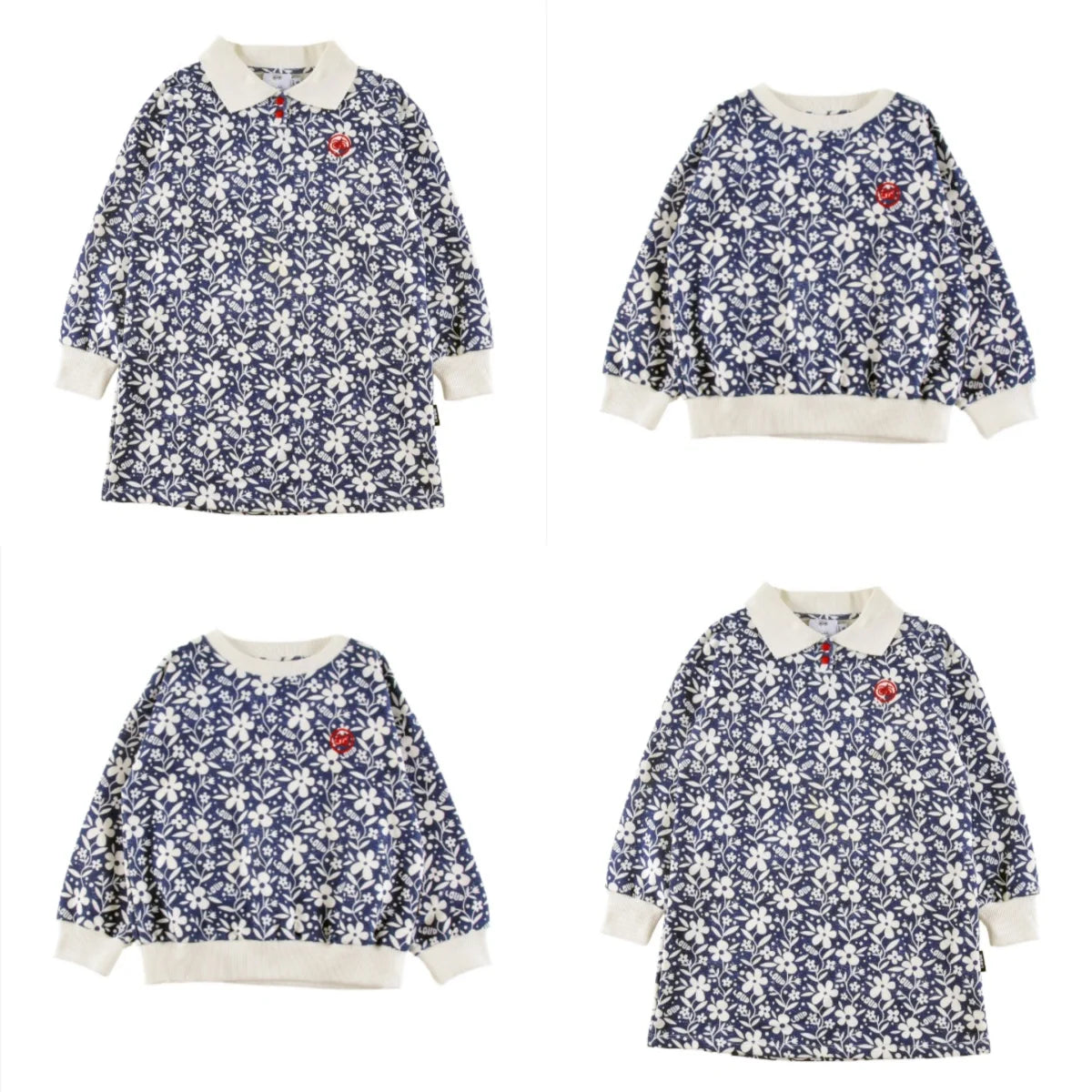Graphic Kids Pullover Sweatshirt, Long-Sleeve Printed Tops with Crewneck and Collared Style Options for Boys and Girls Everyday Casual Outfits