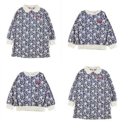 Graphic Kids Pullover Sweatshirt, Long-Sleeve Printed Tops with Crewneck and Collared Style Options for Boys and Girls Everyday Casual Outfits