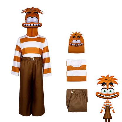 Inside Out Inspired Character Costume for Kids and Adults, Joy, Anger, Anxiety and More Options for Halloween, Cosplay and Stage Dress-Up