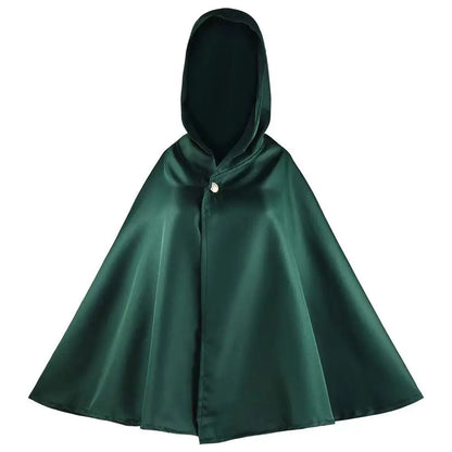 Attack on Titan Cosplay Costume with Recon Corps Jacket, Cloak and Harness Belt Options for Anime Conventions, Halloween and Character Dress-Up