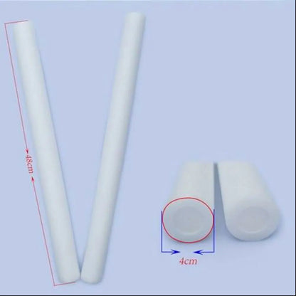Bulk RGB LED Glow Sticks, 100-Pack Light-Up Foam Cheer Tubes with 3 Flashing Modes and Included Batteries for Weddings, Birthdays and Christmas Parties