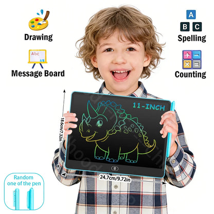 Kids LCD Doodle Tablet, 8, 11, 13 or 16-Inch Erasable Drawing and Handwriting Board with Stylus, Screen Lock and Clear Button for Creative Practice