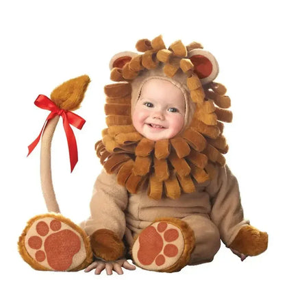Infant Animal Dress Up Rompers with Hooded Lion, Owl and More Character Styles, Baby and Toddler Costume Outfits for Halloween and Holiday Photos