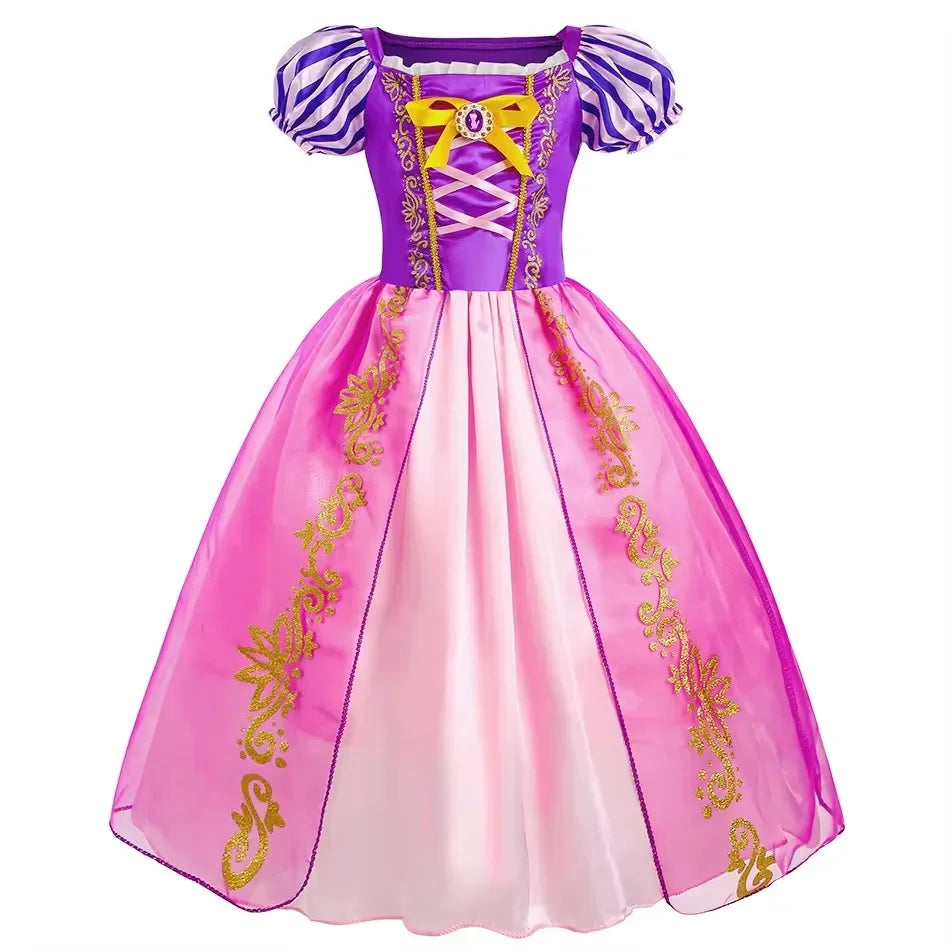 Princess Dress-Up Costumes for Girls with Mermaid and Fairy-Tale Style Options, Cotton-Blend Outfits for Birthdays, Halloween and Pretend Play