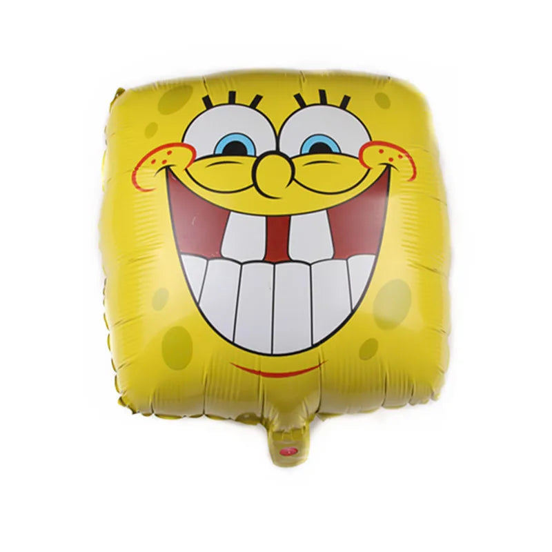 SpongeBob Birthday Party Supplies with Patrick Star, Disposable Plates, Cups, Balloons and Decoration Options for Kids Celebrations