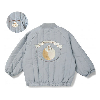 Toddler Quilted Jacket with Zip Front, Cotton Material and Ribbed Cuffs, Kids Everyday Outerwear in Multiple Colors, Sizes 12-18M to 6-7T