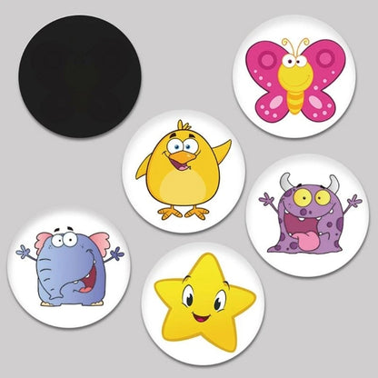 Potty Training Target Stickers with Temperature-Sensitive Color Reveal, Reusable Toilet Decals in Animal, Marine, Insect and Fairy Theme Options