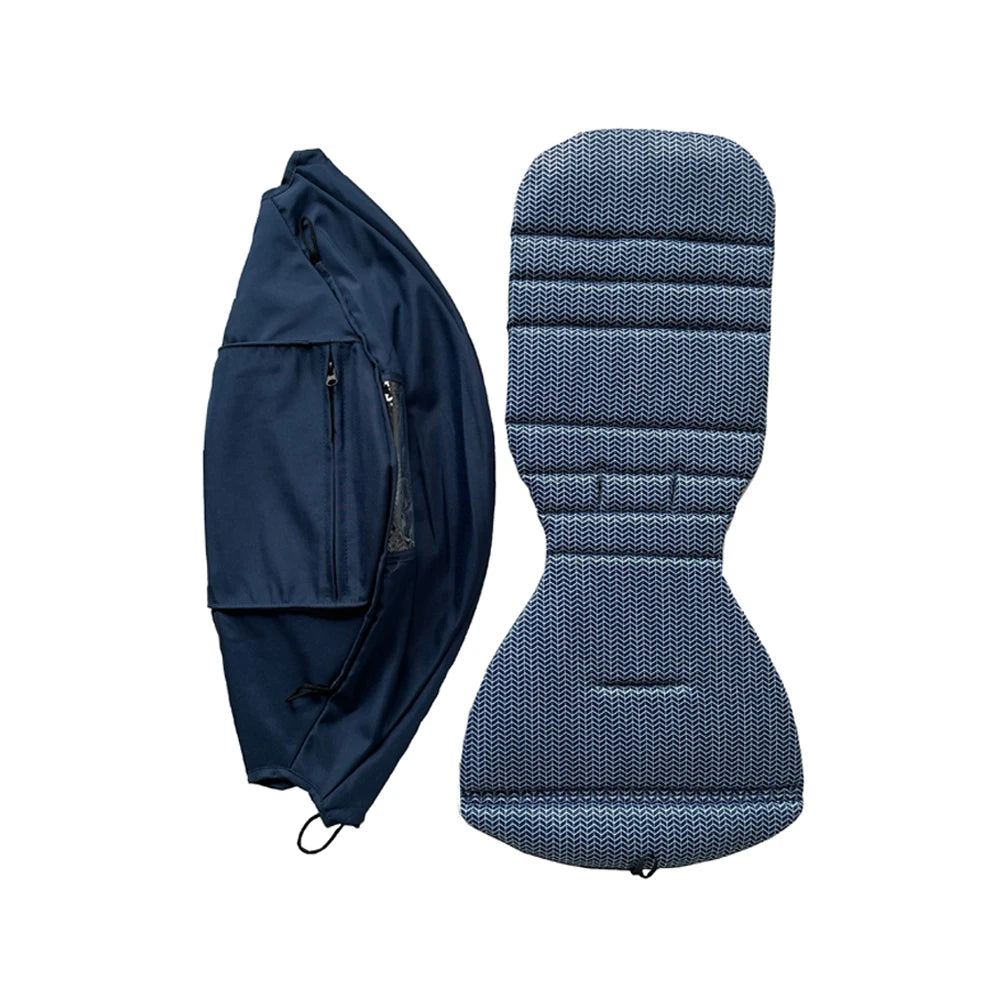Stroller Replacement Fabric Set for Babyzen YOYO and YOYO2, MomTan Canopy with Storage Pocket and Padded Seat Cushion, Multiple Color Options