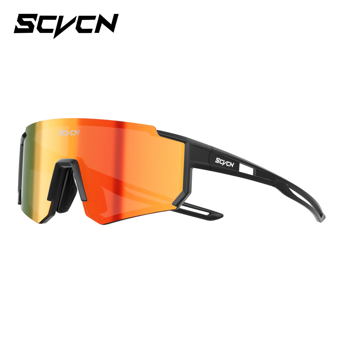 Kids Cycling Sunglasses by SCVCN for Ages 6-14, UV400 TR90 Sports Eyewear with Adjustable Nose Pads and Photochromic or Polarized Options