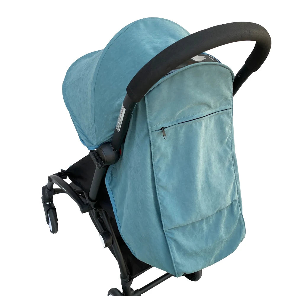 Stroller Canopy Fabric and Seat Cushion Set by COLU KID for Babyzen YOYO and YOYO2, Removable Washable Peach Skin Cloth in Five Color Options