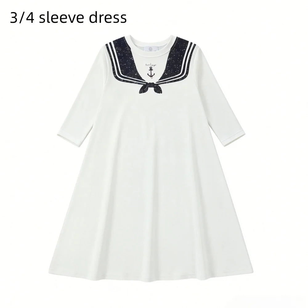 Kids Sailor Outfits in Cotton Jersey, Nautical Dresses, Polo Shirts and Shorts Sets for Boys, Girls and Babies, Summer Sibling Photo Styles