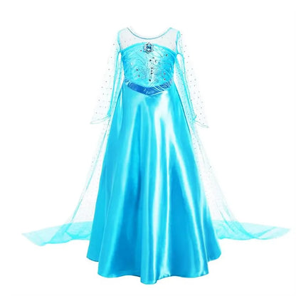 Princess Dress-Up Costumes for Girls with Mermaid and Fairy-Tale Style Options, Cotton-Blend Outfits for Birthdays, Halloween and Pretend Play