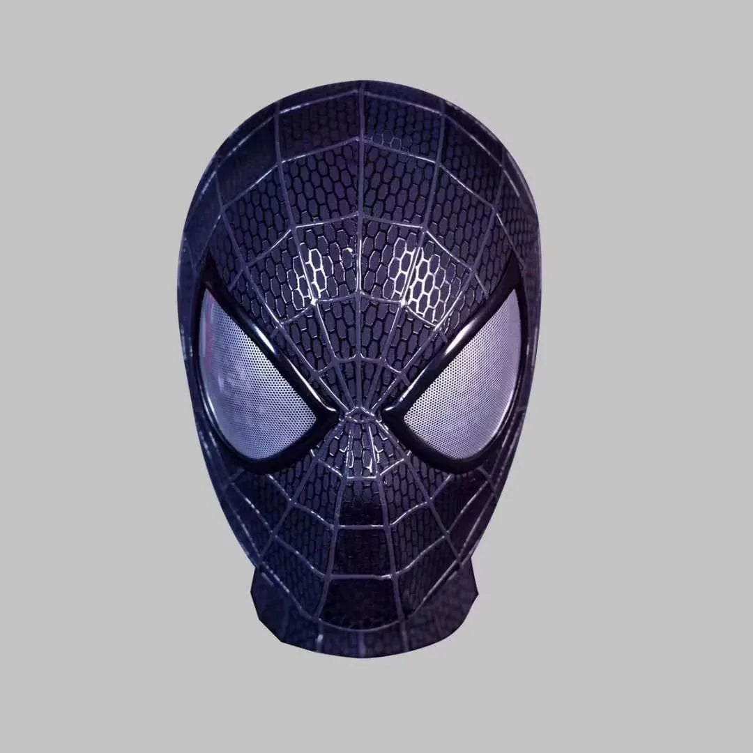 Spider-Man Cosplay Mask, Handmade Garfield-Version Inspired Collectible for Costume Photos, Halloween Events and Superhero Fan Birthday Gifts