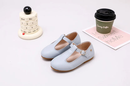 Pastel Kids Dress Shoes for Boys and Girls, Mary Jane Flats, Lace-Up Oxfords and Slip-On Styles for Weddings, Birthday Parties and Family Photos