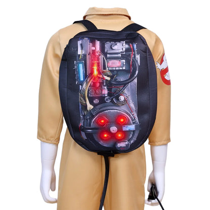 Kids Ghostbusters Inspired Costume with Clothing Style and Backpack Options for Halloween, Carnival, Movie-Themed Parties and Cosplay