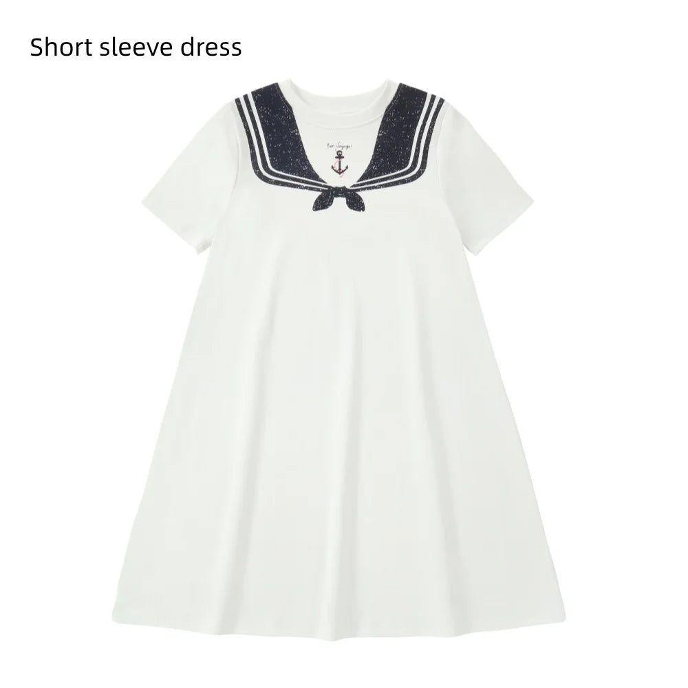 Kids Sailor Outfits in Cotton Jersey, Nautical Dresses, Polo Shirts and Shorts Sets for Boys, Girls and Babies, Summer Sibling Photo Styles
