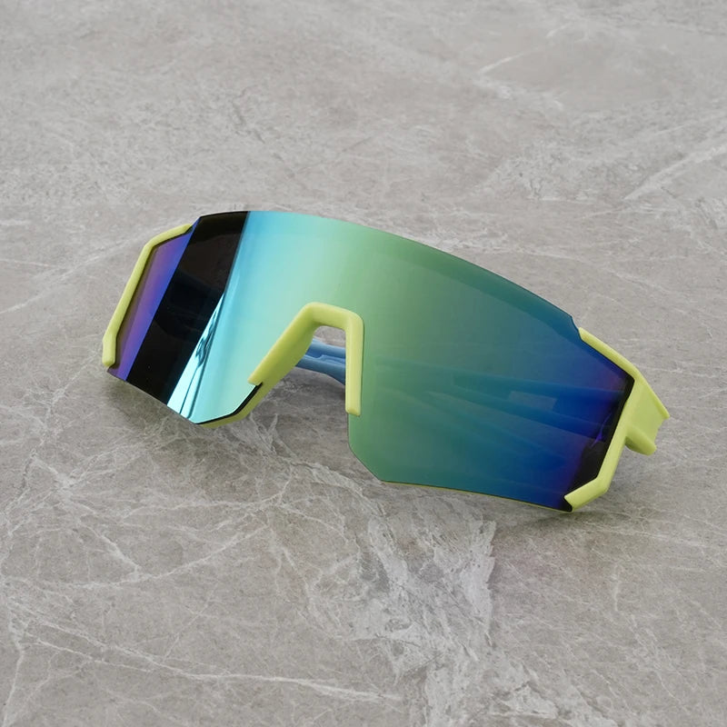 Children’s Shield Sunglasses with Colorful Mirrored-Look Lens and Sporty Wraparound Styling, Kids Fashion Shades for Summer Outings and Travel