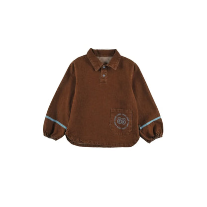 Graphic Kids Pullover Sweatshirt, Long-Sleeve Printed Tops with Crewneck and Collared Style Options for Boys and Girls Everyday Casual Outfits