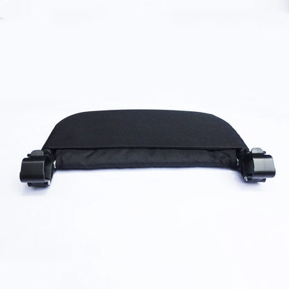 Stroller Footrest and Armrest Accessory Options, 16 cm or 21 cm Oxford Cloth Footboard with Optional Bumper Bar for Compatible Pushchair Frames