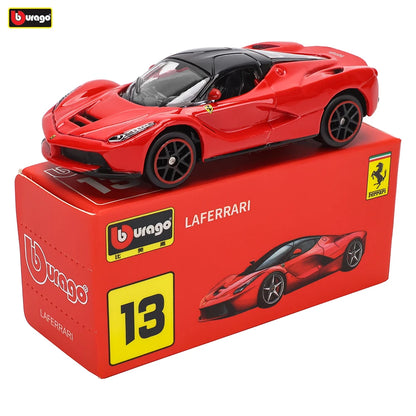 Bburago Ferrari Model Car, 1:64 Scale Diecast Metal Collectible with Daytona SP3, 488 GTB, F50 and More Sports Car Options for Display and Gifts