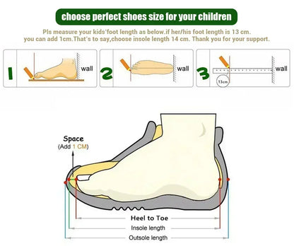 Kids' German Trainer Sneakers with Soft Soles, Anti-Slip Low-Top Casual Shoes for Boys and Girls, Spring and Fall Everyday Wear