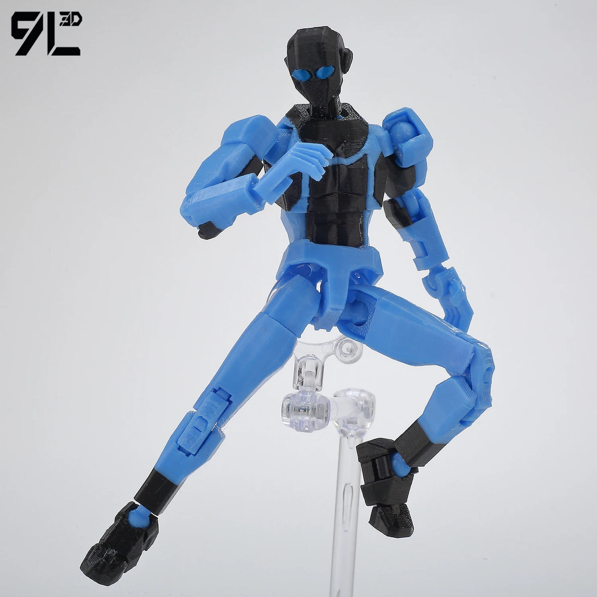 Articulated Superhero Action Figure, 3D Printed PETG Collectible with 30+ Poseable Joints, Interchangeable Parts and Accessories for Display