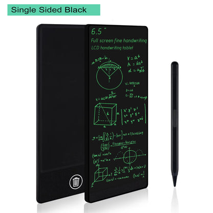 Pocket LCD Writing Pad, 6.5-Inch Full-Screen Fine-Line Tablet with Magnetic Stylus for Meeting Notes, Quick Sketches and Handwriting Practice