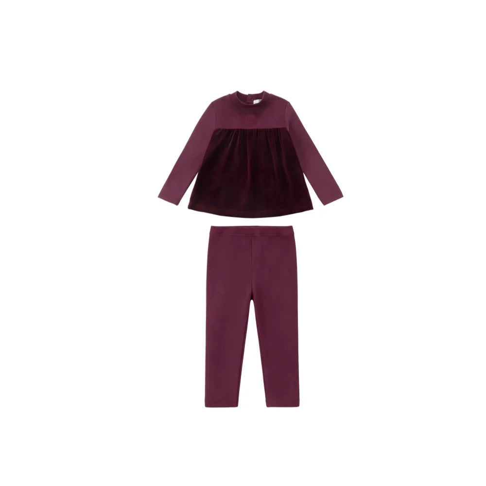 Velour Family Matching Outfits, Girls Jersey and Velour Maxi Dress with Coordinating Boys and Girls Sets and Baby Romper Styles
