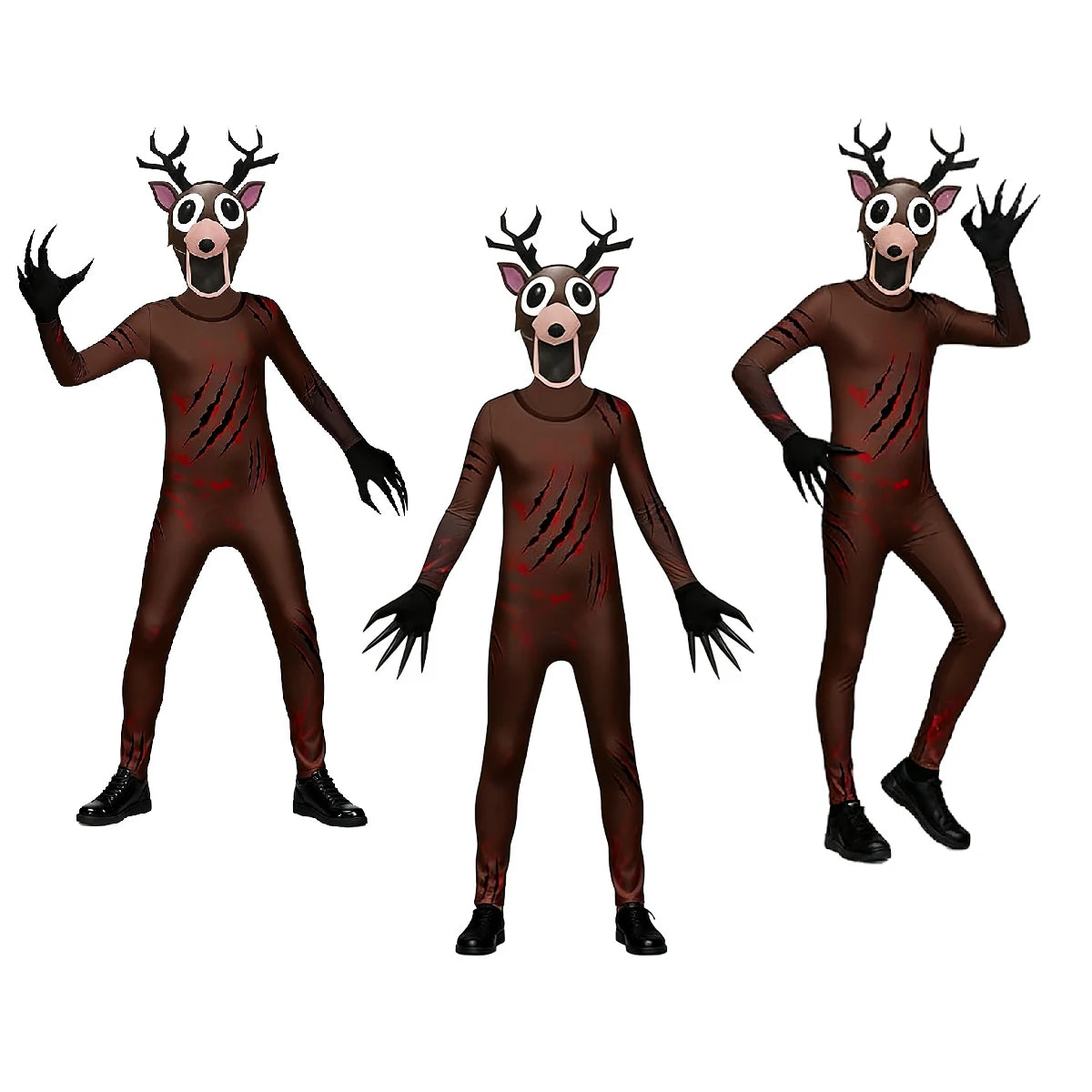 Deer and Owl Cosplay Costume for Kids and Adults, 99 Nights in the Forest Character Outfit for Halloween Parties and Themed Dress-Up