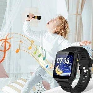 Kids Learning Smartwatch with 24 Games, Selfie Camera, 100 Learning Cards, 10 Audio Stories and Habit Alarms for Boys and Girls Ages 4–12