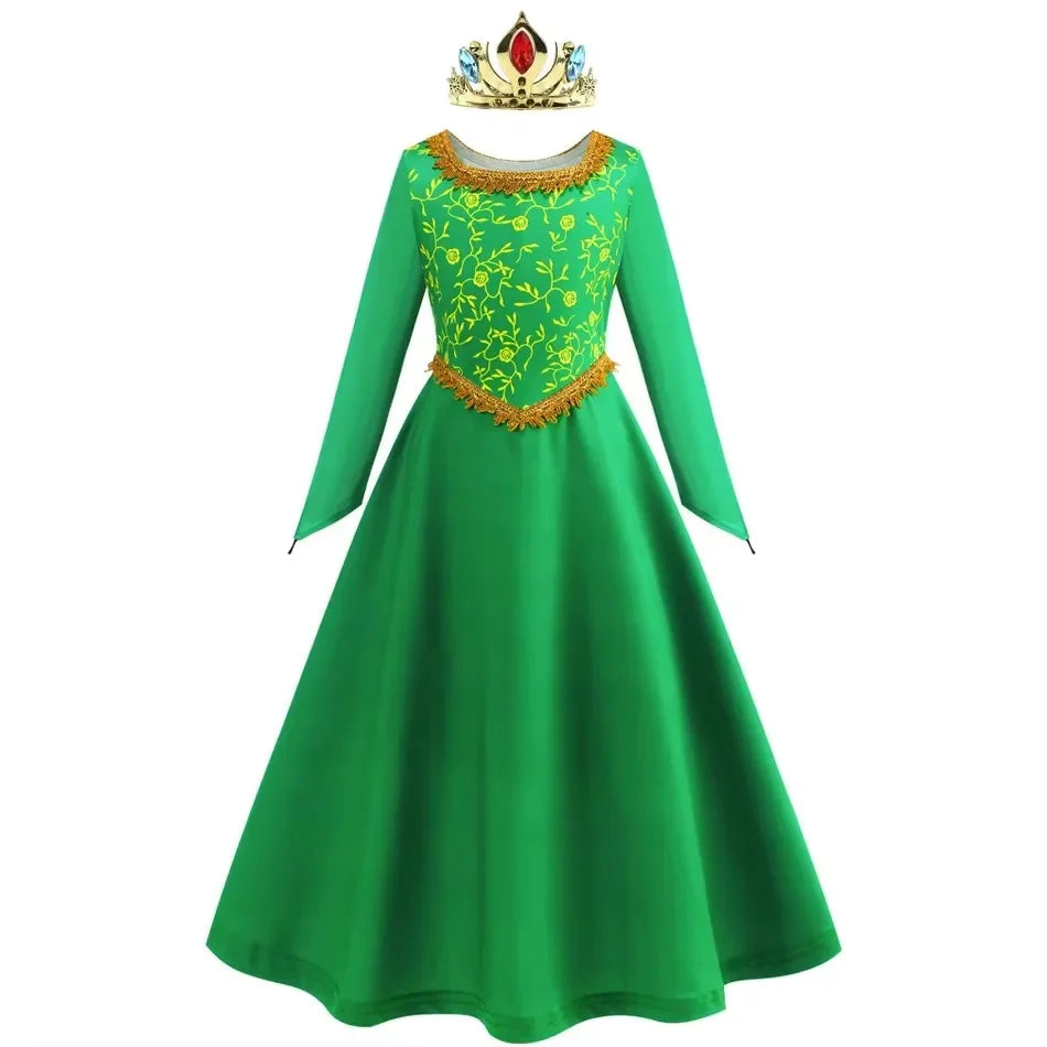 Princess Dress-Up Costumes for Girls with Mermaid and Fairy-Tale Style Options, Cotton-Blend Outfits for Birthdays, Halloween and Pretend Play