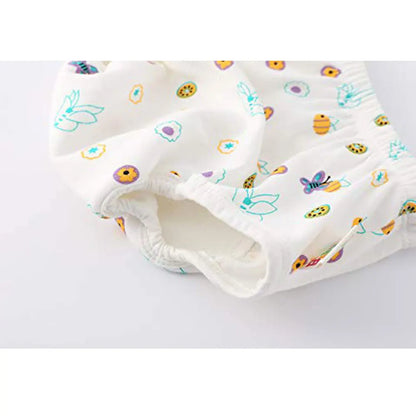 Washable Potty Training Pants Multipack, 4 or 8 Reusable Toddler Underwear Briefs with Printed Designs for Daytime Toilet Learning, Sizes S-XL