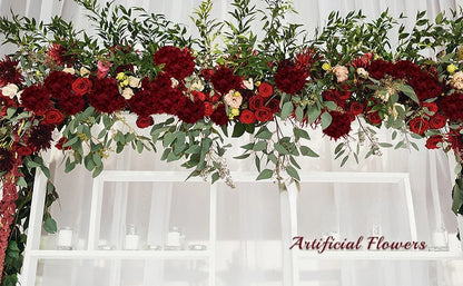 Silk Hydrangea Flower Heads, 25-Piece Artificial Flowers with Flexible Stems for DIY Wedding Centerpieces, Baby Shower and Home Party Decor
