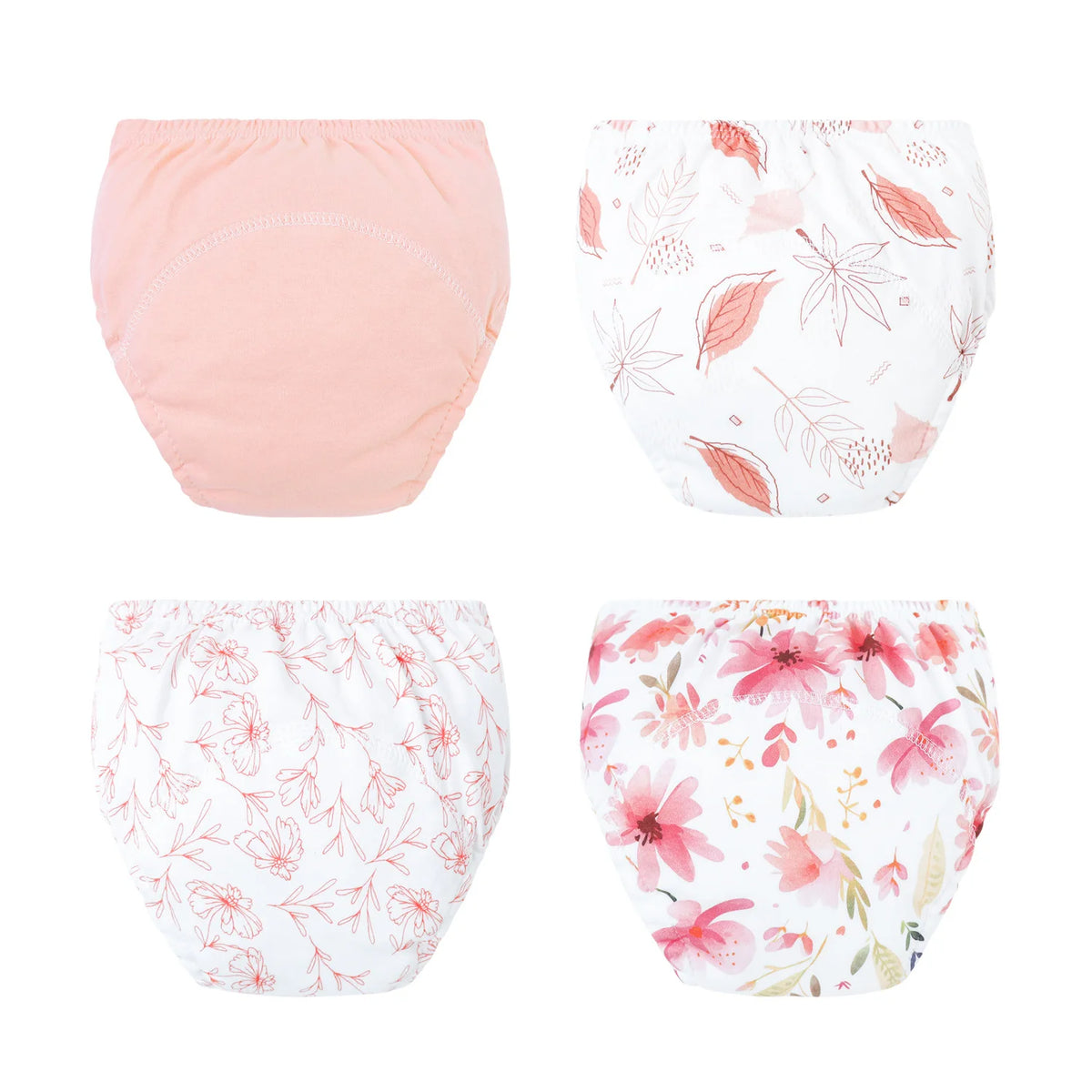 Washable Potty Training Pants Multipack, 4 or 8 Reusable Toddler Underwear Briefs with Printed Designs for Daytime Toilet Learning, Sizes S-XL