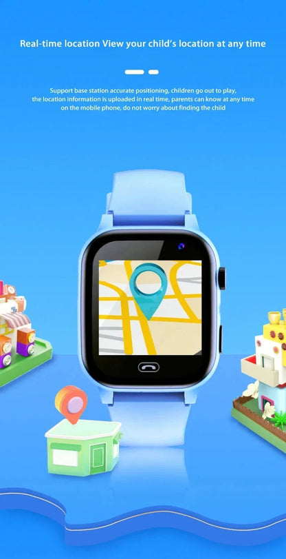 Kids Phone Smartwatch, S30 Camera Wristwatch with Listed SOS Calling, SIM Card Support, Alarm Clock and App Setup for Everyday Family Check-Ins