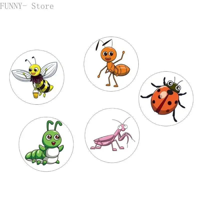 Potty Training Target Stickers with Temperature-Sensitive Color Reveal, Reusable Toilet Decals in Animal, Marine, Insect and Fairy Theme Options