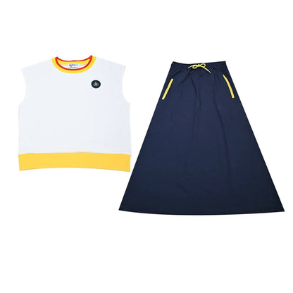 Striped Collar Kids Matching Outfits with Bee Motifs, Boys Shirts, Girls Dress and Top-Skirt Sets, Baby Top-and-Shorts Options for Sibling Photos