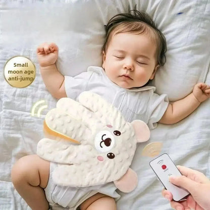 Hand-Shaped Remote Control Plush Toy with Animal Face, Rechargeable Inner Core, Adjustable Settings and Charging Cable for Adult-Operated Use