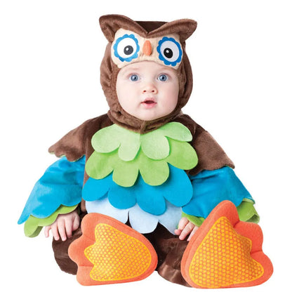 Infant Animal Dress Up Rompers with Hooded Lion, Owl and More Character Styles, Baby and Toddler Costume Outfits for Halloween and Holiday Photos