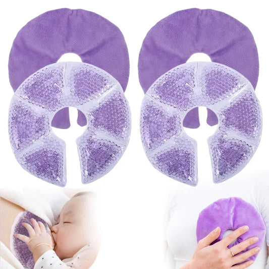 Hot and Cold Breast Therapy Gel Pads for Breastfeeding Moms | Reusable Nursing Comfort Pads for Postpartum Care and Daily Feeding Routines