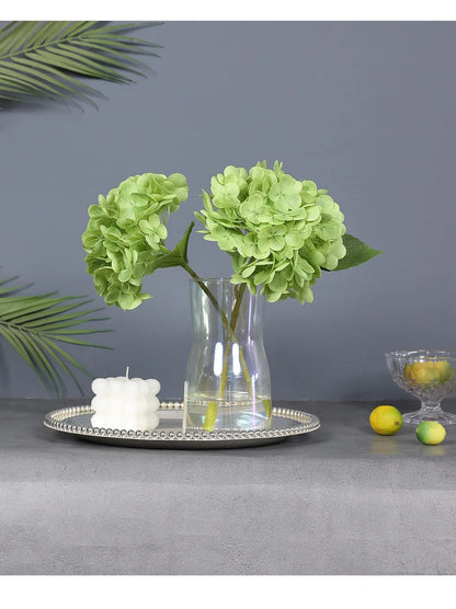 Real Touch Artificial Hydrangea Flowers, 10-Piece Latex Film Floral Set for Bridal Bouquets, Wedding Centerpieces and Home Decor