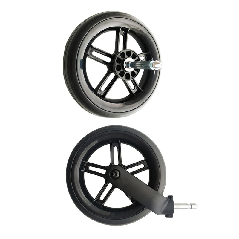 Melio Stroller Replacement Wheel, 17 cm Front or Rear Wheel for Cybex Melio 2/3/Carbon/Pro Series, Single Wheel Accessory for Melio Only