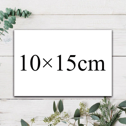 Custom Rectangle Stickers with Your Logo or Photo, Personalized Labels for Wedding Favors, Birthday Parties and Baptism Gifts, 100-1000 Pieces