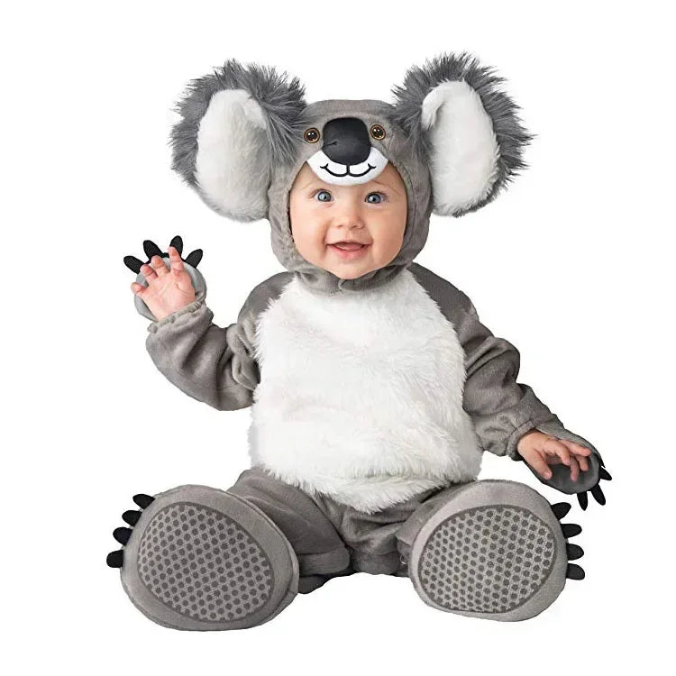 Infant Animal Dress Up Rompers with Hooded Lion, Owl and More Character Styles, Baby and Toddler Costume Outfits for Halloween and Holiday Photos