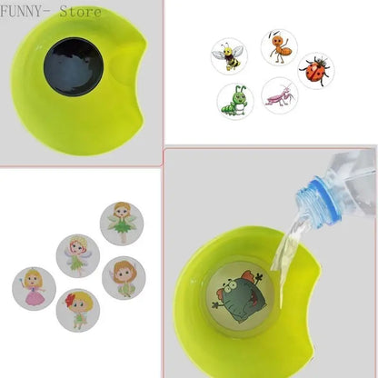Potty Training Target Stickers with Temperature-Sensitive Color Reveal, Reusable Toilet Decals in Animal, Marine, Insect and Fairy Theme Options