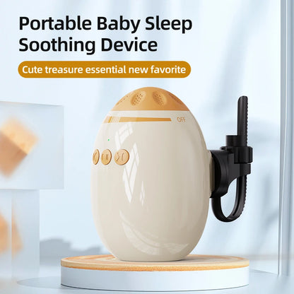 Automatic Pram Rocker for Babies with White Noise, Portable Stroller Rocking Accessory for Soothing Routines at Home and on Outings