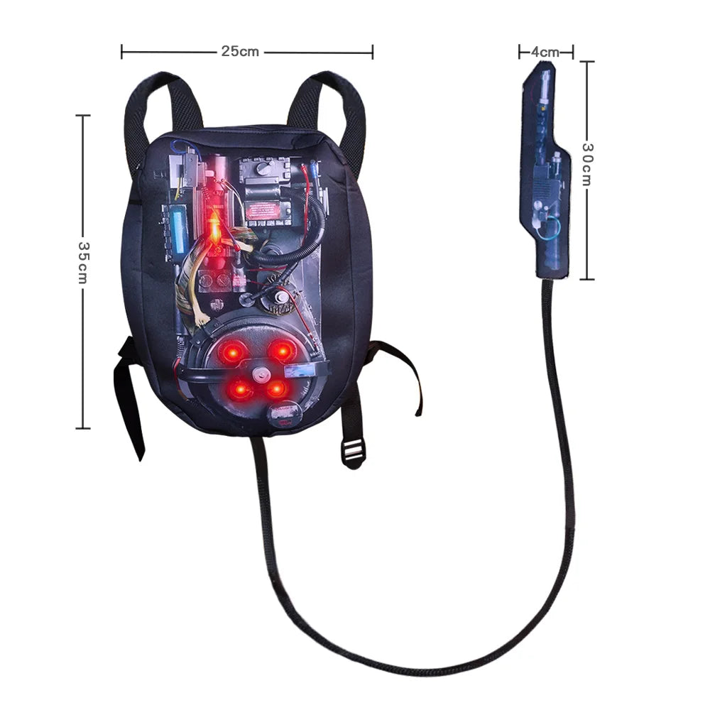 Kids Ghostbusters Inspired Costume with Clothing Style and Backpack Options for Halloween, Carnival, Movie-Themed Parties and Cosplay