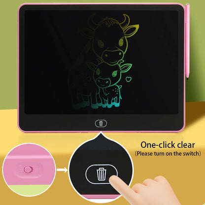 Kids LCD Doodle Tablet, 8, 11, 13 or 16-Inch Erasable Drawing and Handwriting Board with Stylus, Screen Lock and Clear Button for Creative Practice